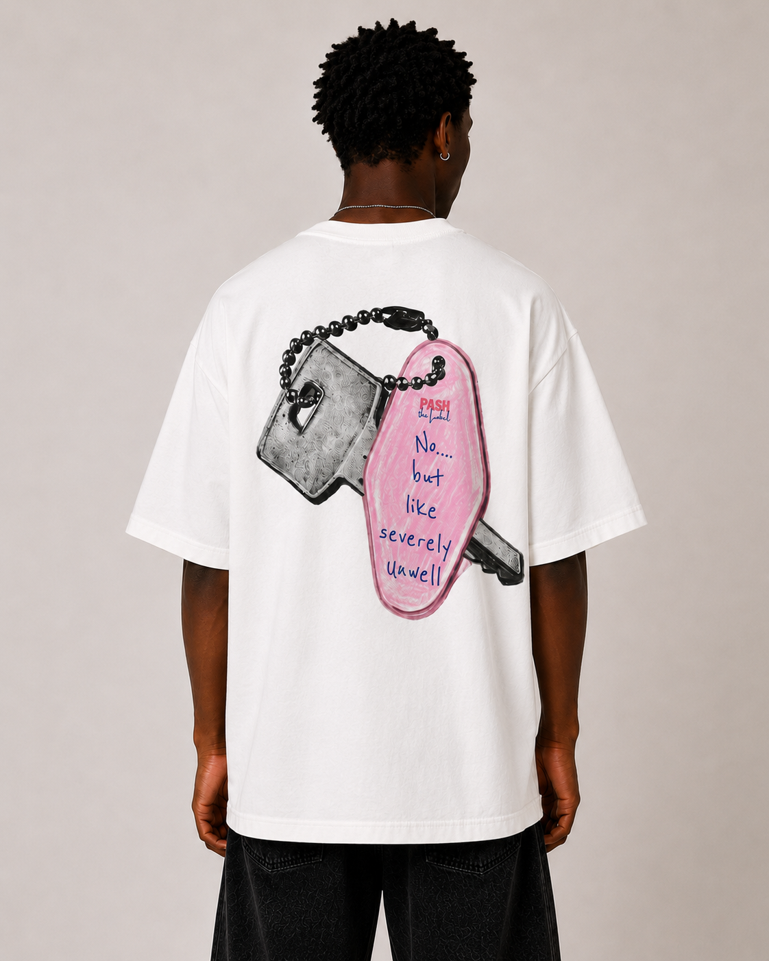 Unwell Hotel Tee, back